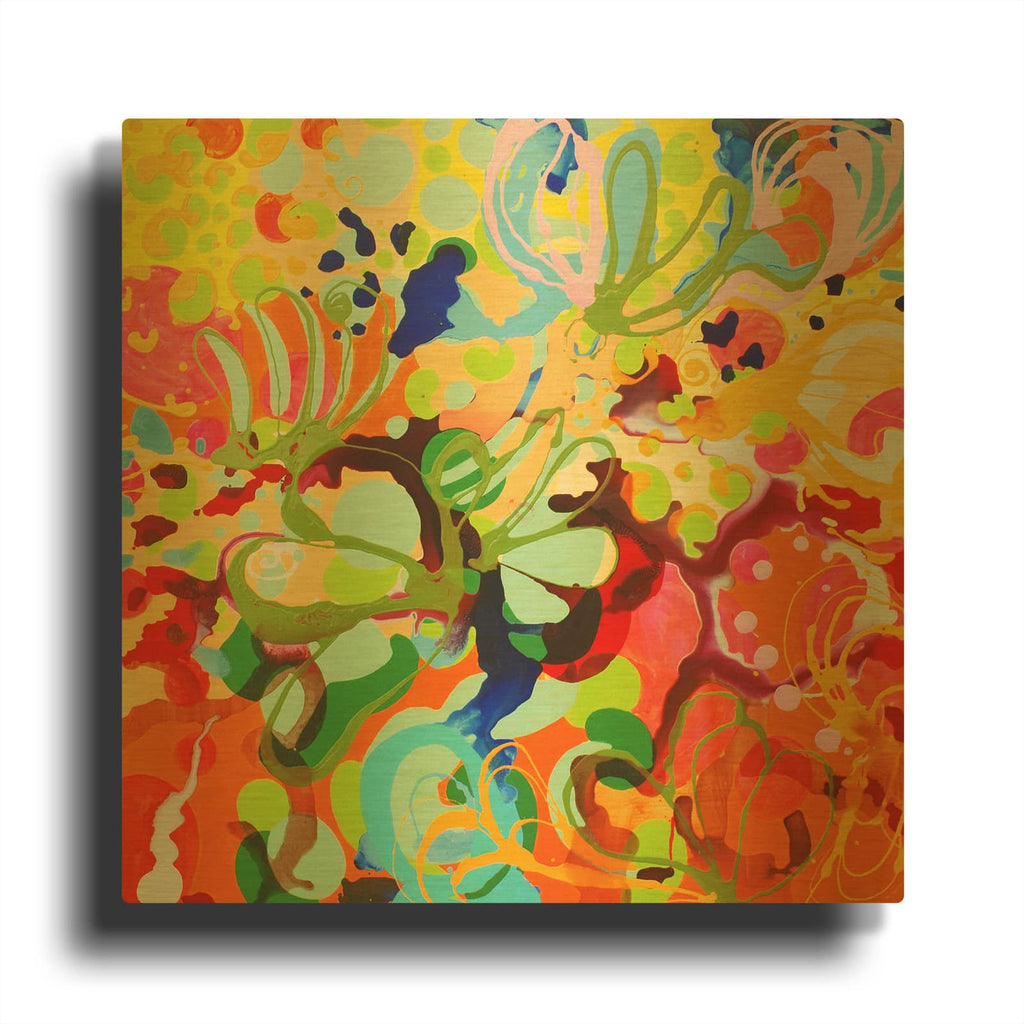 'Skylark' By Sofie Siegmann Gold Metal Wall Art