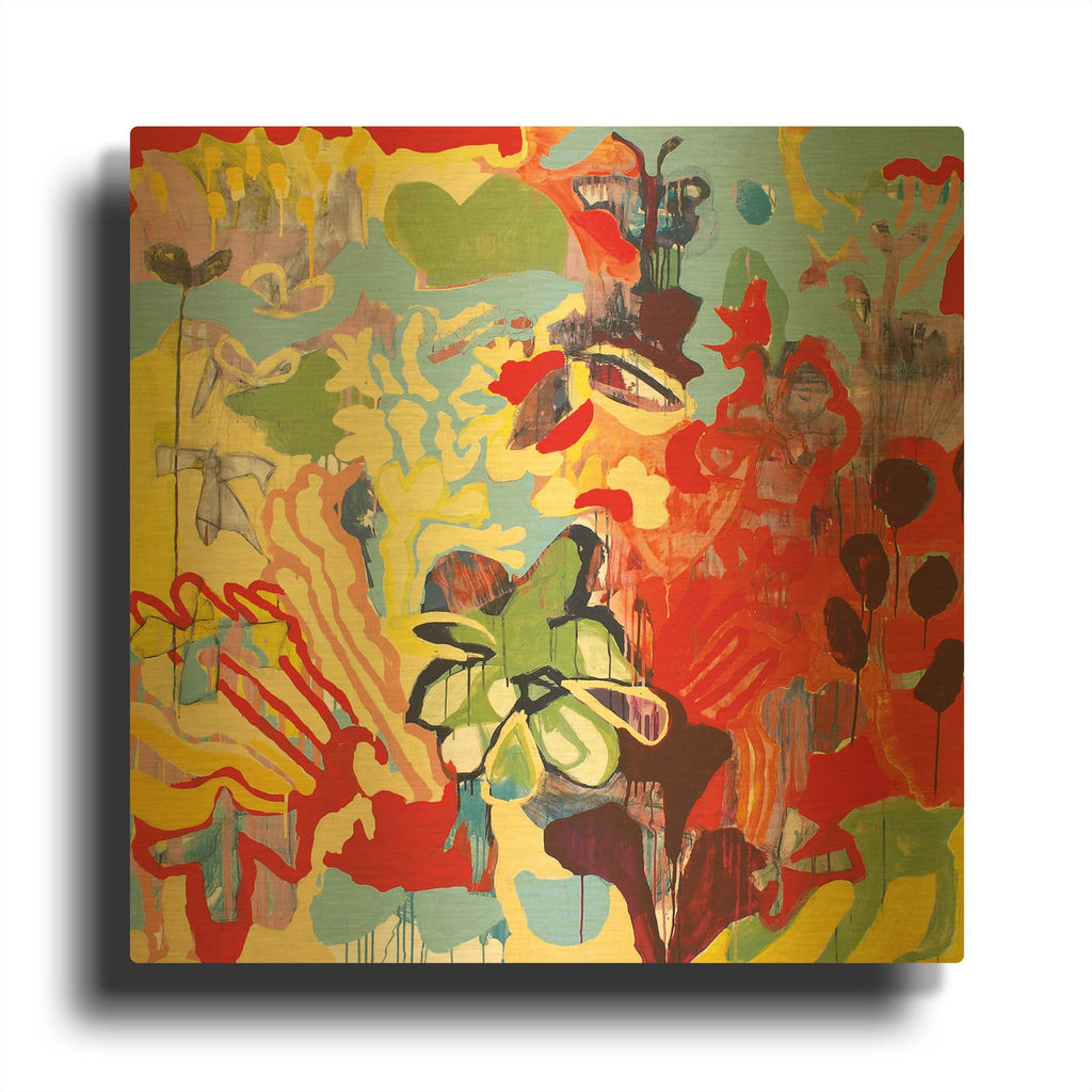'Amarisli' By Sofie Siegmann Gold Metal Wall Art