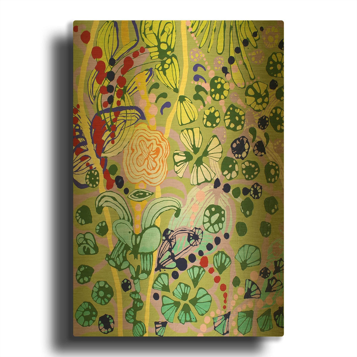 'Her Well Trained Arms' By Sofie Siegmann Gold Metal Wall Art