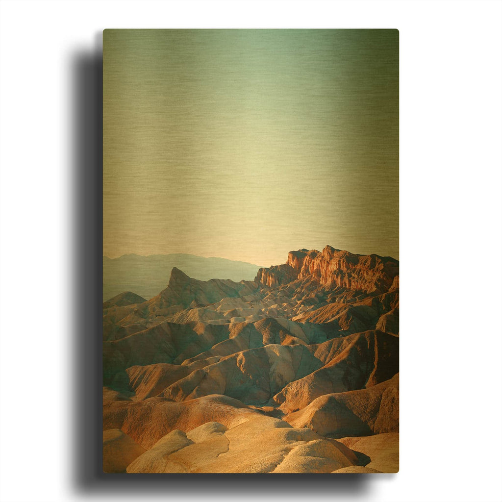 'Afternoon in Death Valley' By Sol Rapson Gold Metal Wall Art