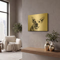 'Irma' By Susan Sabo Gold Metal Wall Art