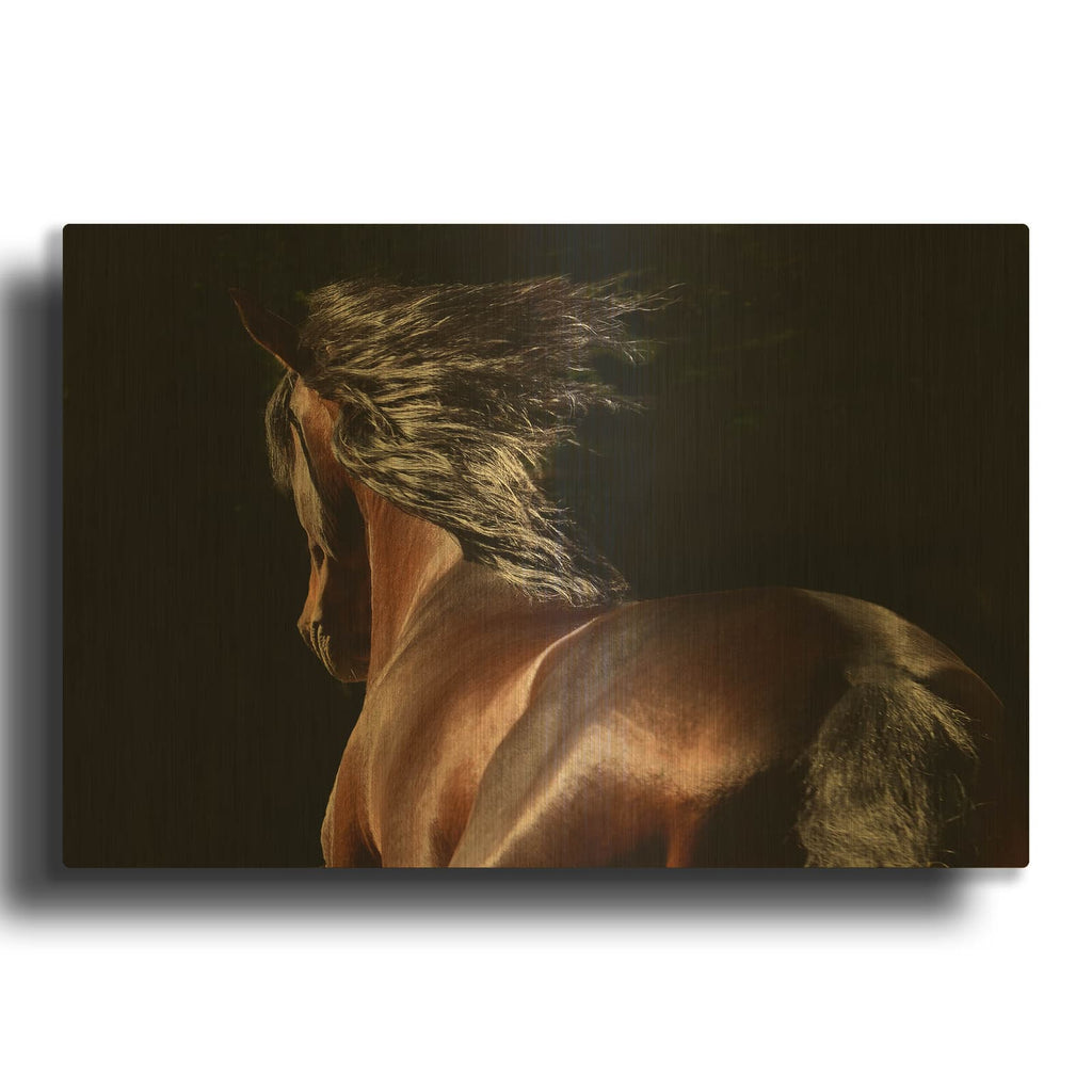 'Reflection' By Tony Stromberg Gold Metal Wall Art
