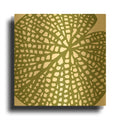 'Lilypad' By Trish Sierer Gold Metal Wall Art