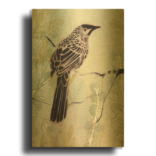 'A Special Place Any Time of the Day' By Trudy Rice Gold Metal Wall Art
