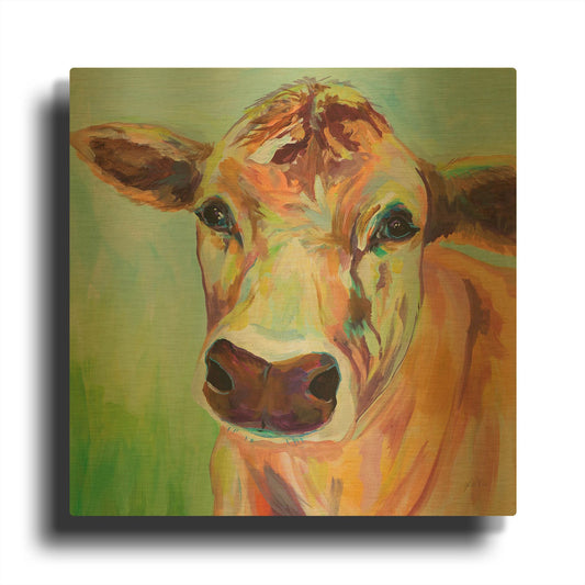 'Brody' By Jeanette Vertentes Gold Metal Wall Art