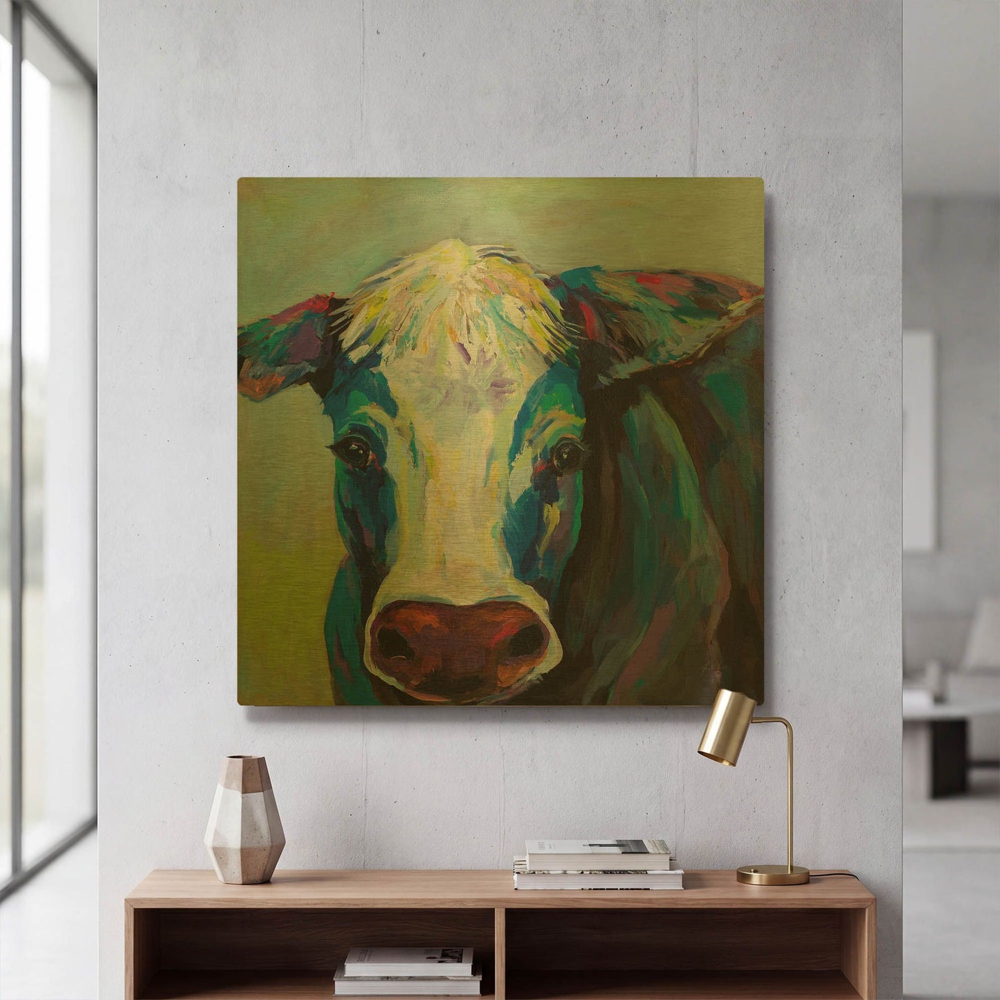 'Betsy' By Jeanette Vertentes Gold Metal Wall Art