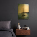 'Days End' By Dann Spider Warren Gold Metal Wall Art