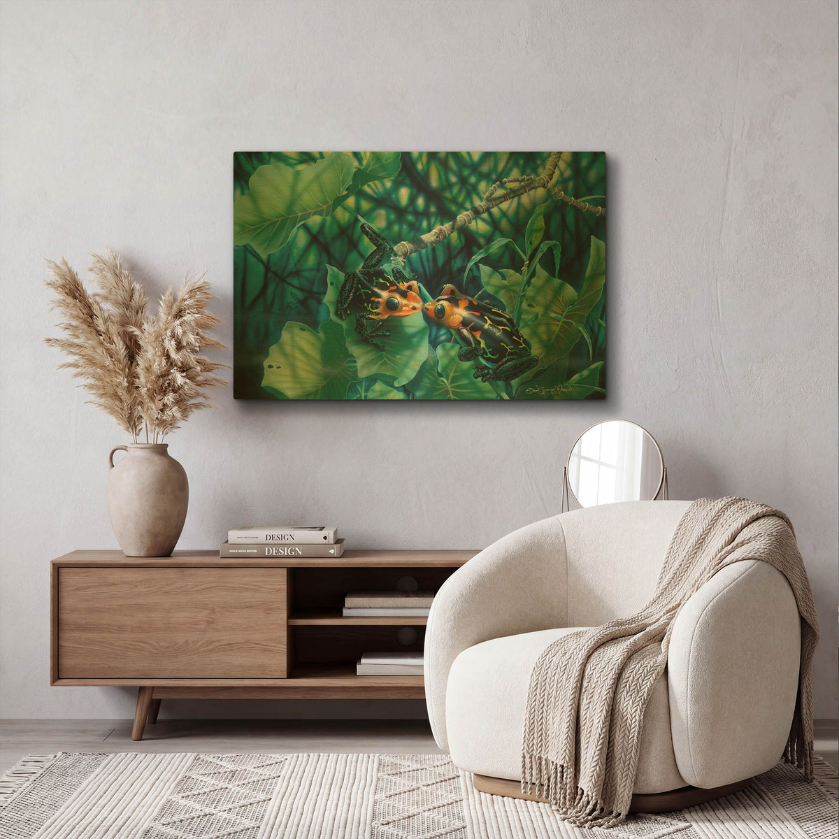 'First Kiss' By Dann Spider Warren Gold Metal Wall Art