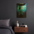 'Gentle Giants' By Dann Spider Warren Gold Metal Wall Art