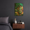 'Rainforest Prince' By Dann Spider Warren Gold Metal Wall Art