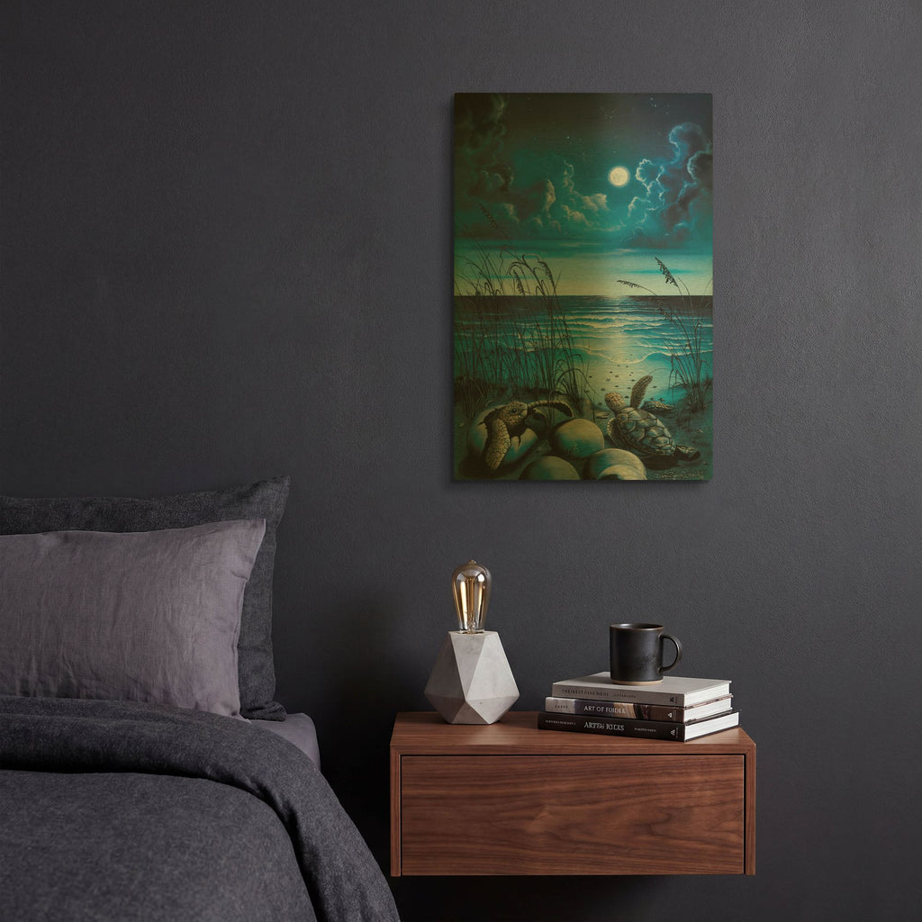 'The Great Escape' By Dann Spider Warren Gold Metal Wall Art