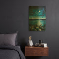 'The Great Escape' By Dann Spider Warren Gold Metal Wall Art