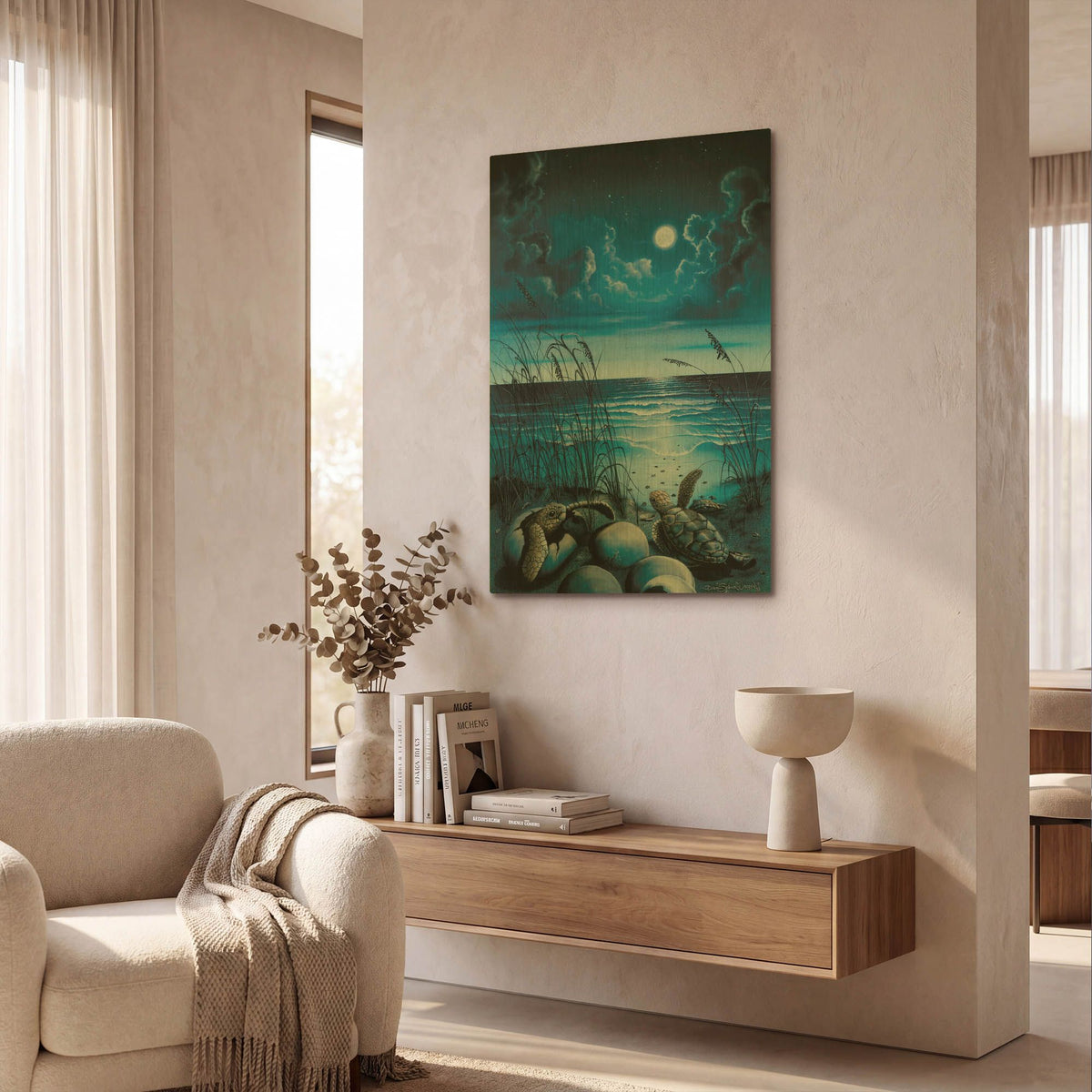 'The Great Escape' By Dann Spider Warren Gold Metal Wall Art