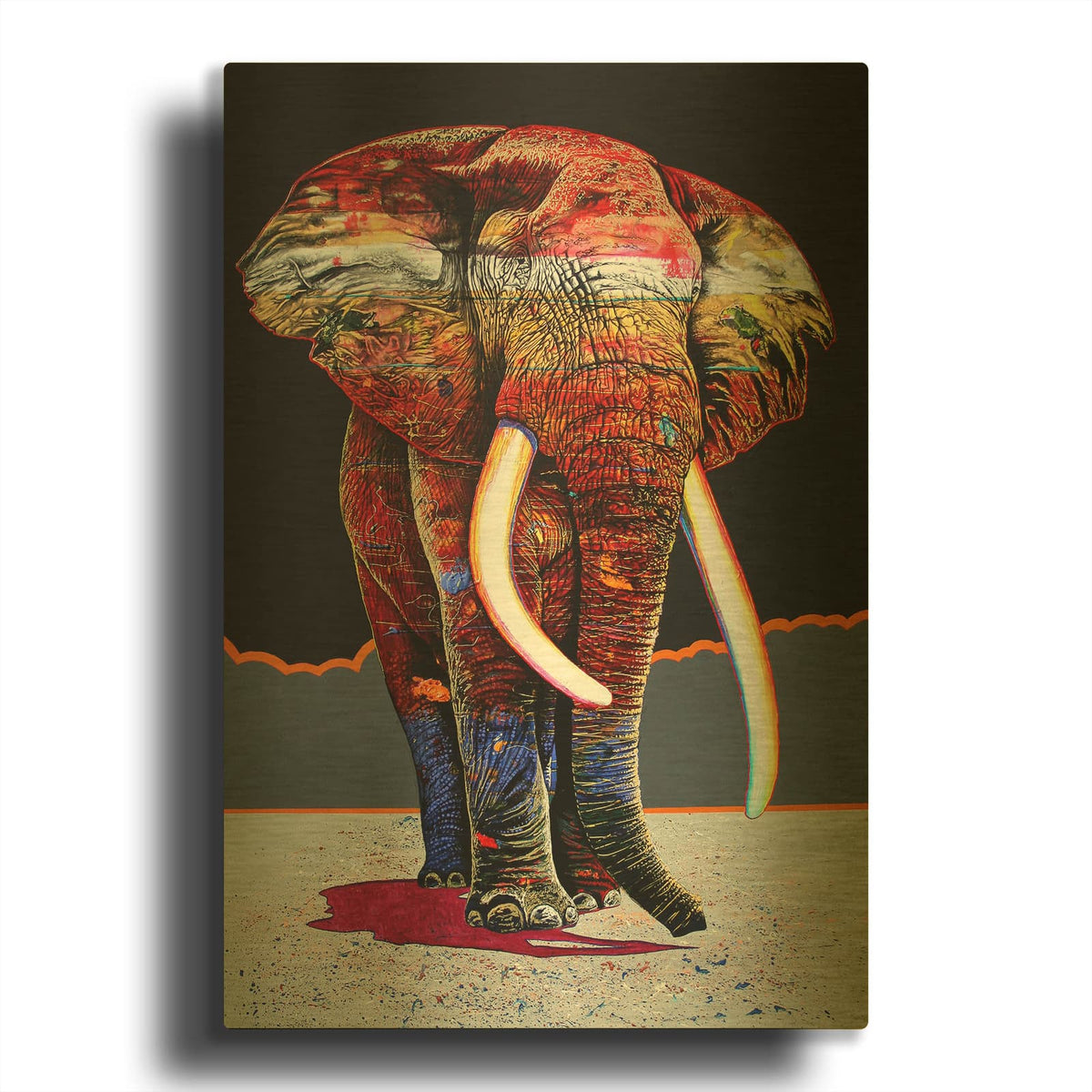 'The Magnificent One' By Graeme Stevenson Gold Metal Wall Art