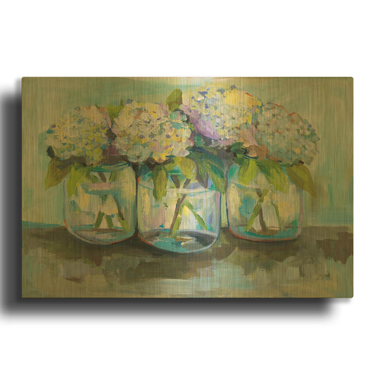 'In a Row' By Jeanette Vertentes Gold Metal Wall Art