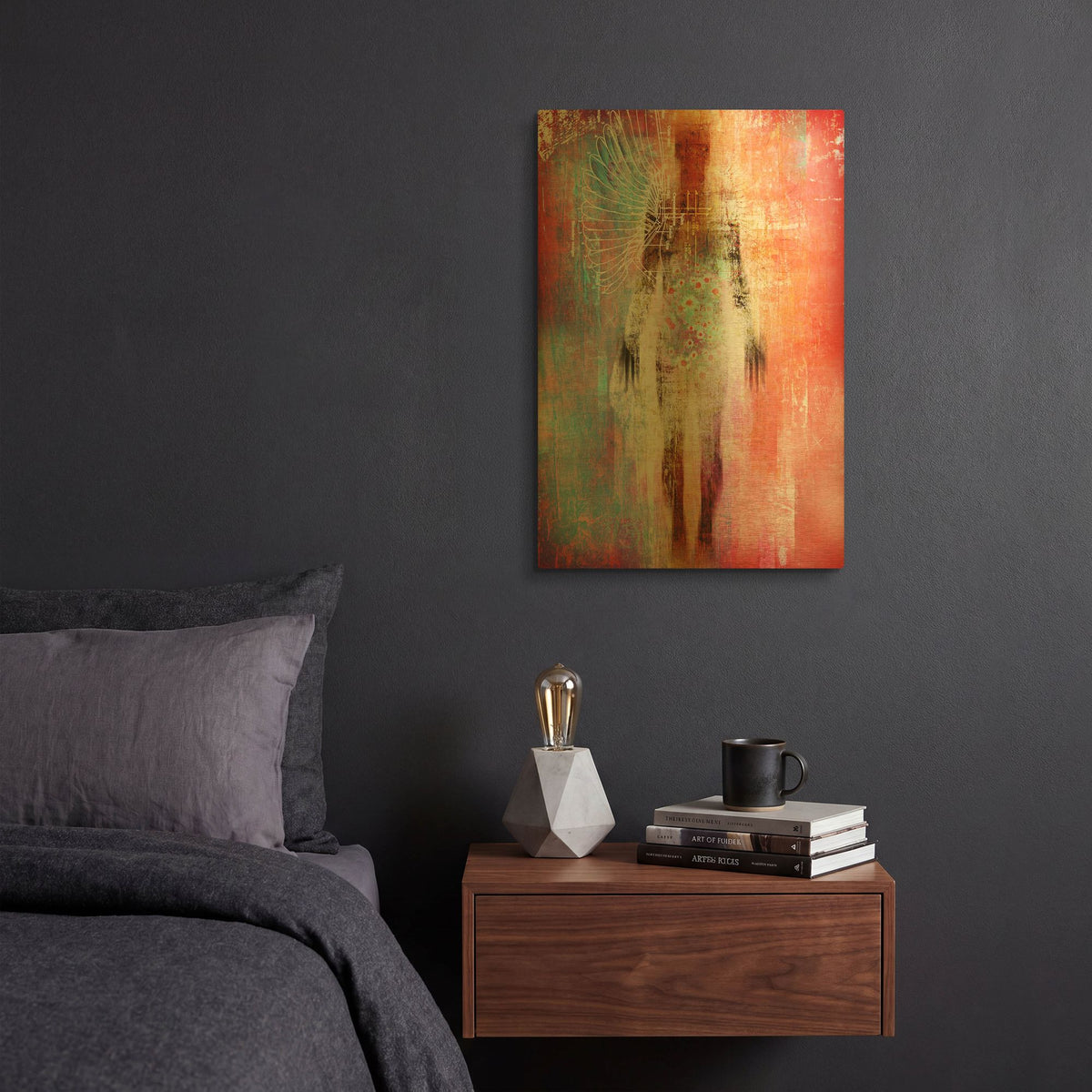 'Wonder 1' By Greg Simanson Gold Metal Wall Art