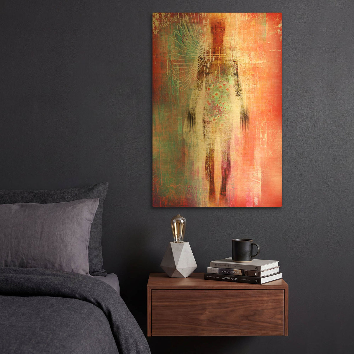'Wonder 1' By Greg Simanson Gold Metal Wall Art