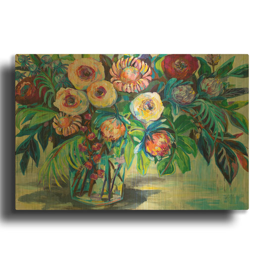 'Key West' By Jeanette Vertentes Gold Metal Wall Art