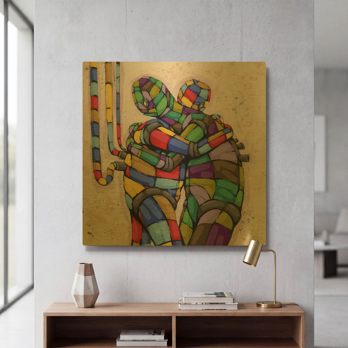 'Already Miss You' By Ric Stultz Gold Metal Wall Art