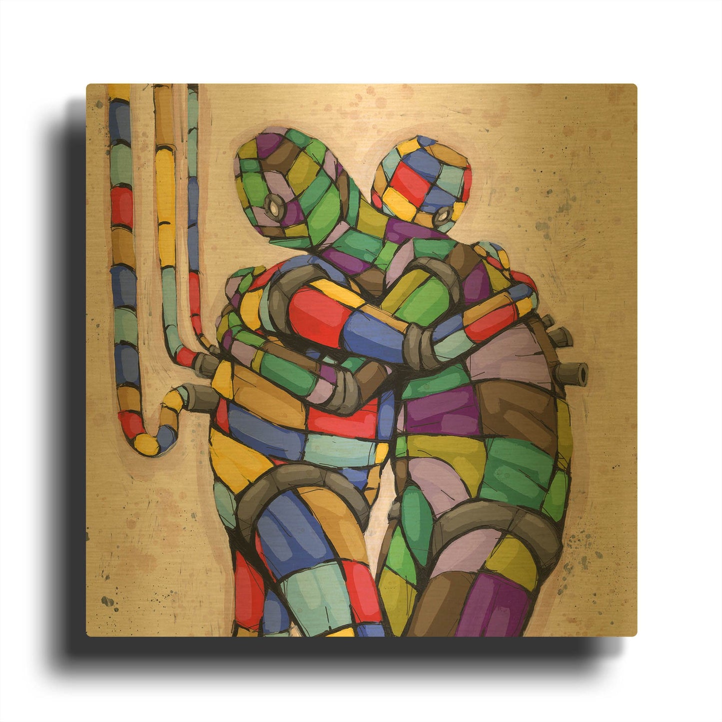 'Already Miss You' By Ric Stultz Gold Metal Wall Art