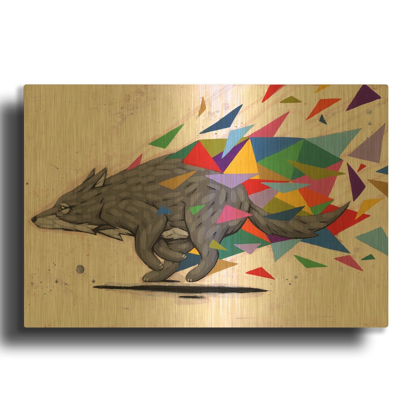 'Break On Thru' By Ric Stultz Gold Metal Wall Art