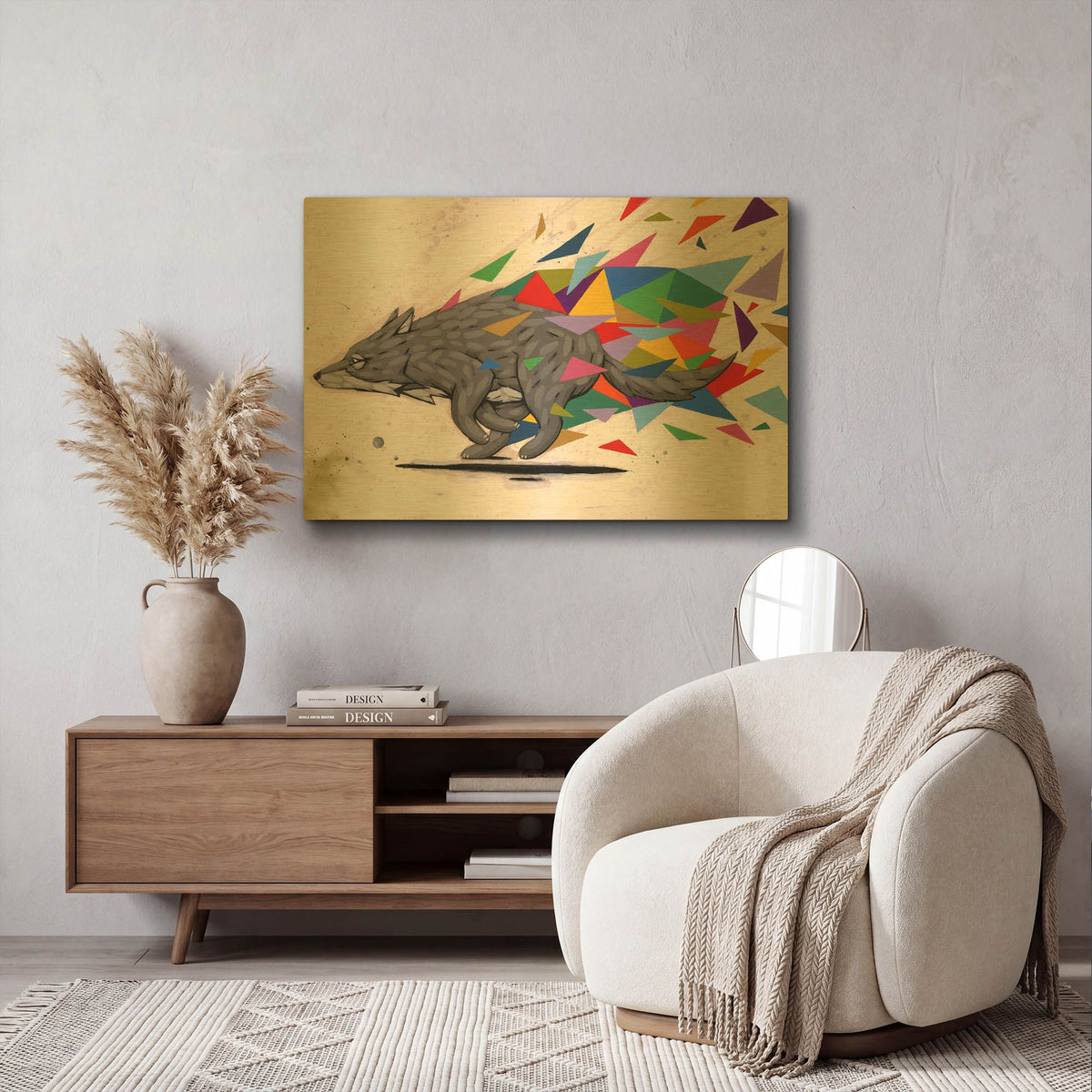 'Break On Thru' By Ric Stultz Gold Metal Wall Art