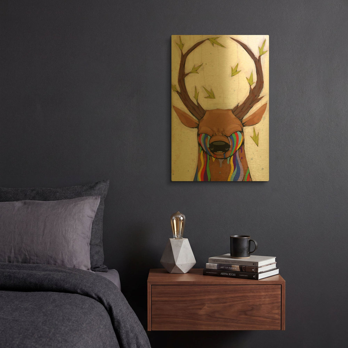 'Nature Of The Beast' By Ric Stultz Gold Metal Wall Art