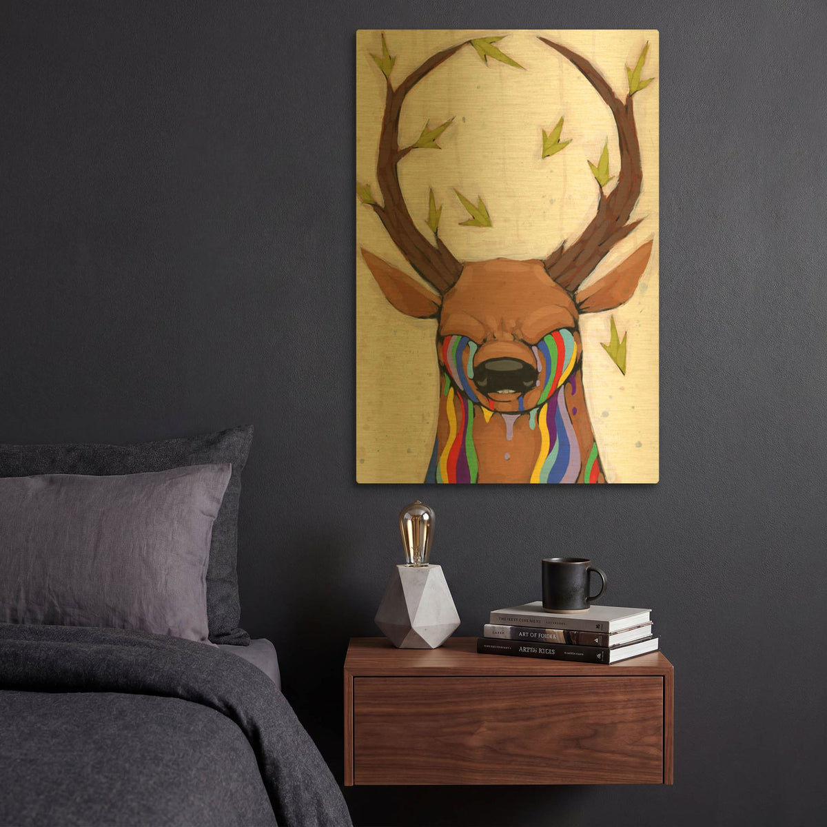 'Nature Of The Beast' By Ric Stultz Gold Metal Wall Art