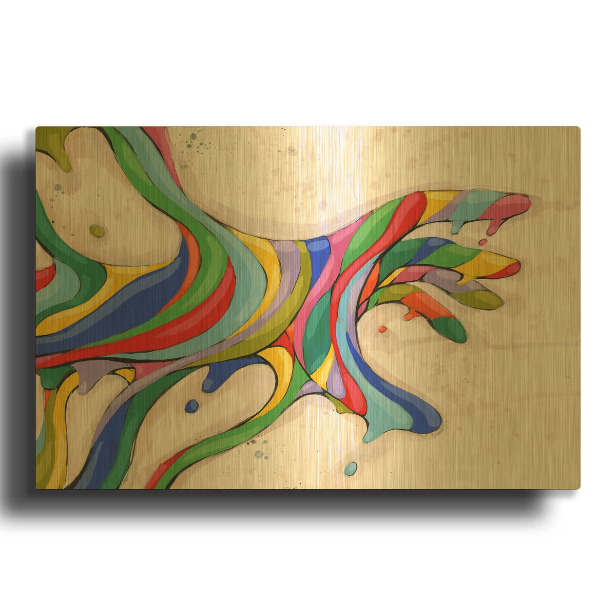 'Reaching Out To You' By Ric Stultz Gold Metal Wall Art