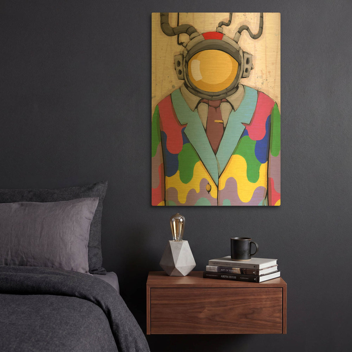 'The Dream Got Control' By Ric Stultz Gold Metal Wall Art