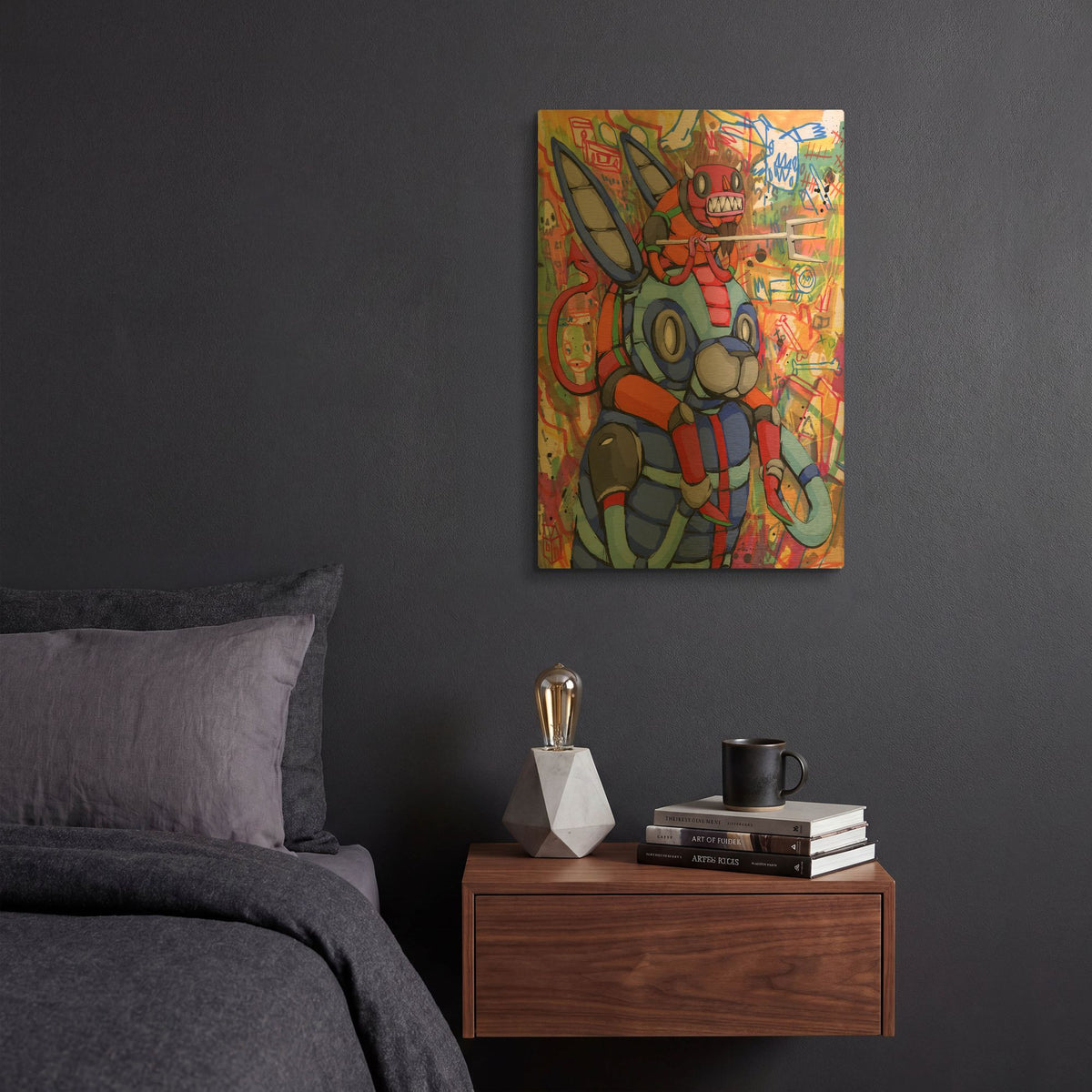 'Always On My Back' By Ric Stultz Gold Metal Wall Art