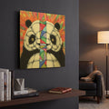 'Bipolar Tendencies' By Ric Stultz Gold Metal Wall Art