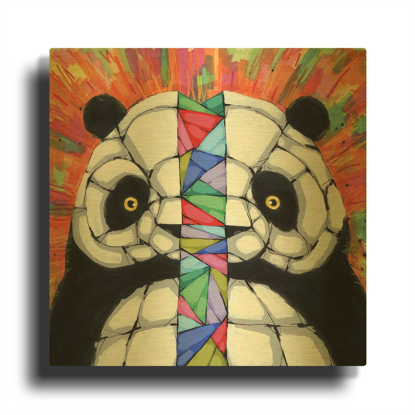 'Bipolar Tendencies' By Ric Stultz Gold Metal Wall Art