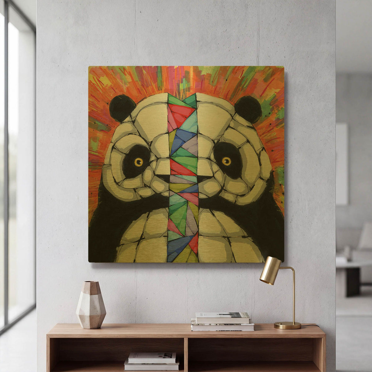 'Bipolar Tendencies' By Ric Stultz Gold Metal Wall Art