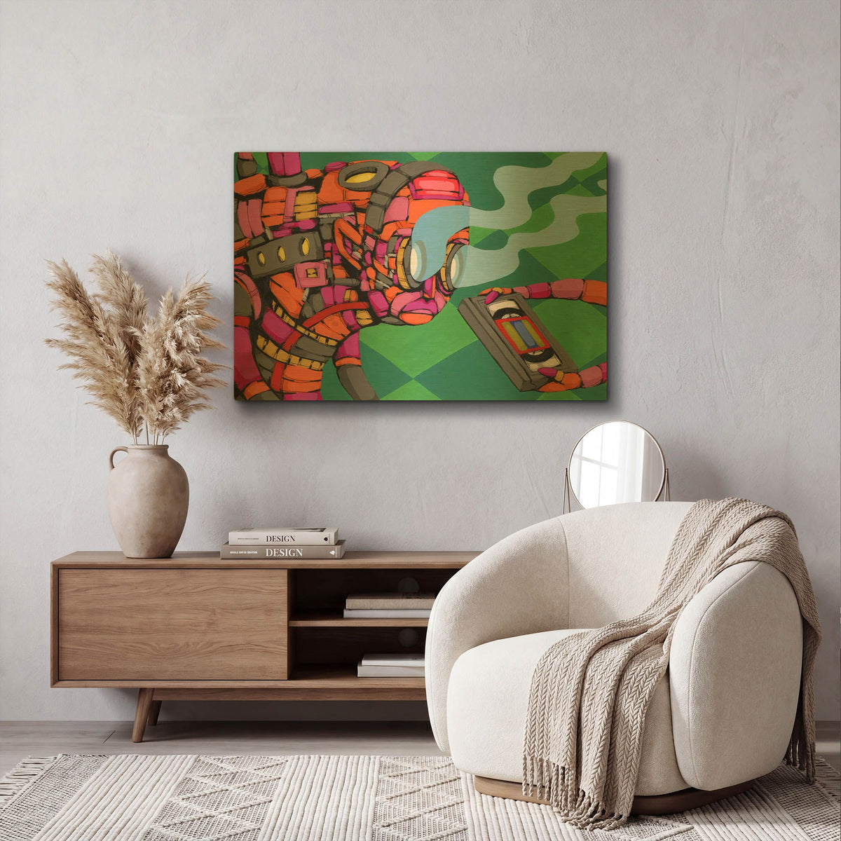 'Seen Too Much' By Ric Stultz Gold Metal Wall Art