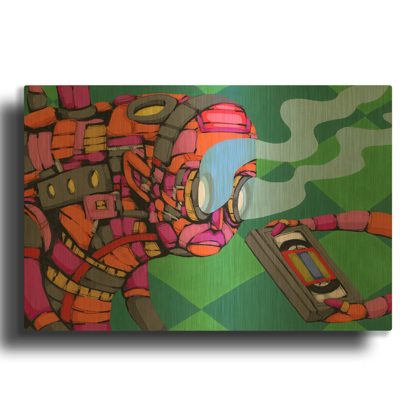 'Seen Too Much' By Ric Stultz Gold Metal Wall Art