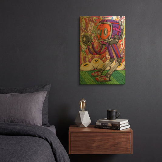 'The Tourist' By Ric Stultz Gold Metal Wall Art