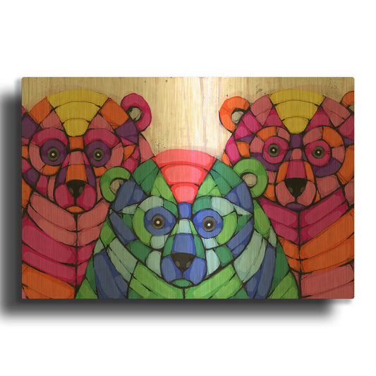 'We Stand Together' By Ric Stultz Gold Metal Wall Art