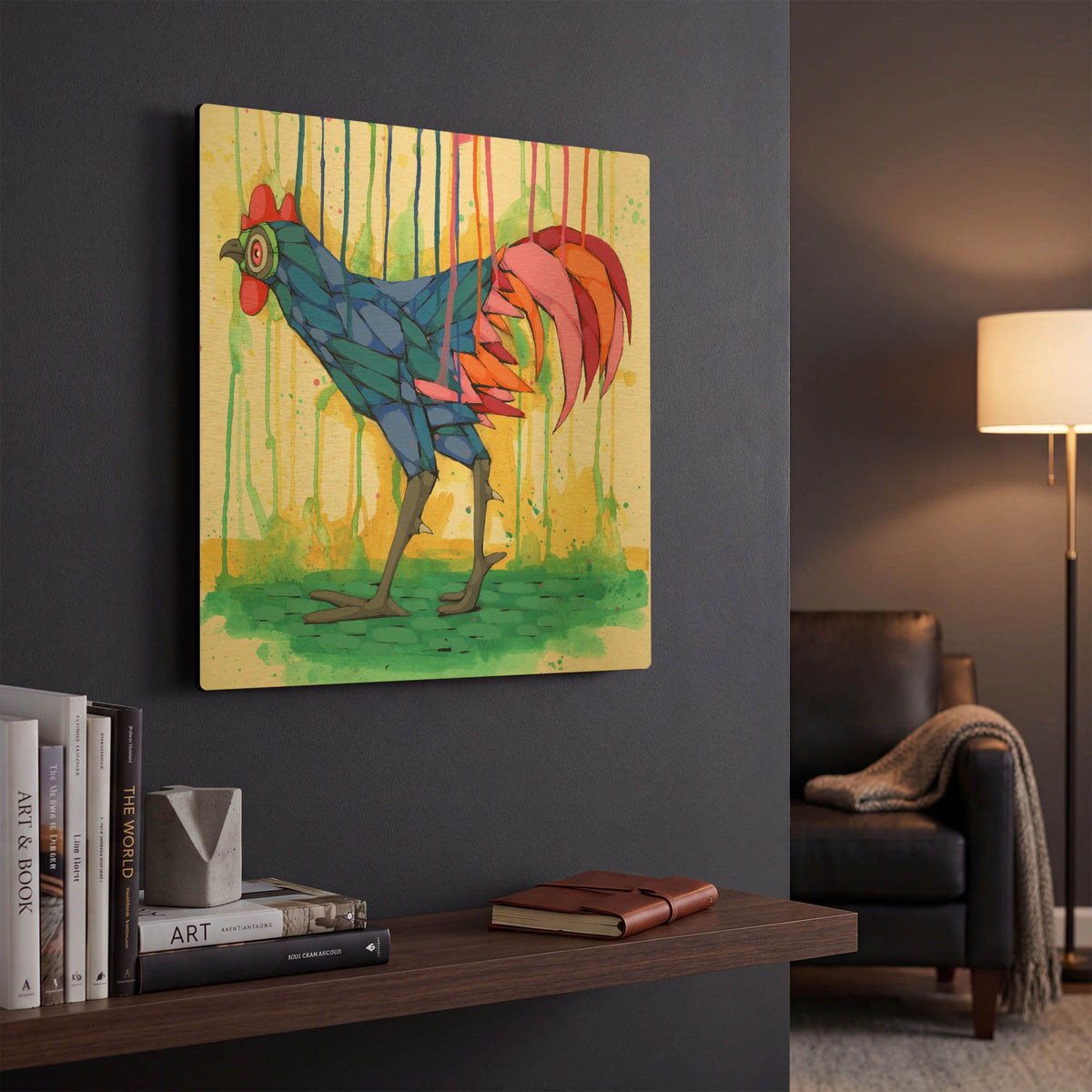 'Early Riser' By Ric Stultz Gold Metal Wall Art