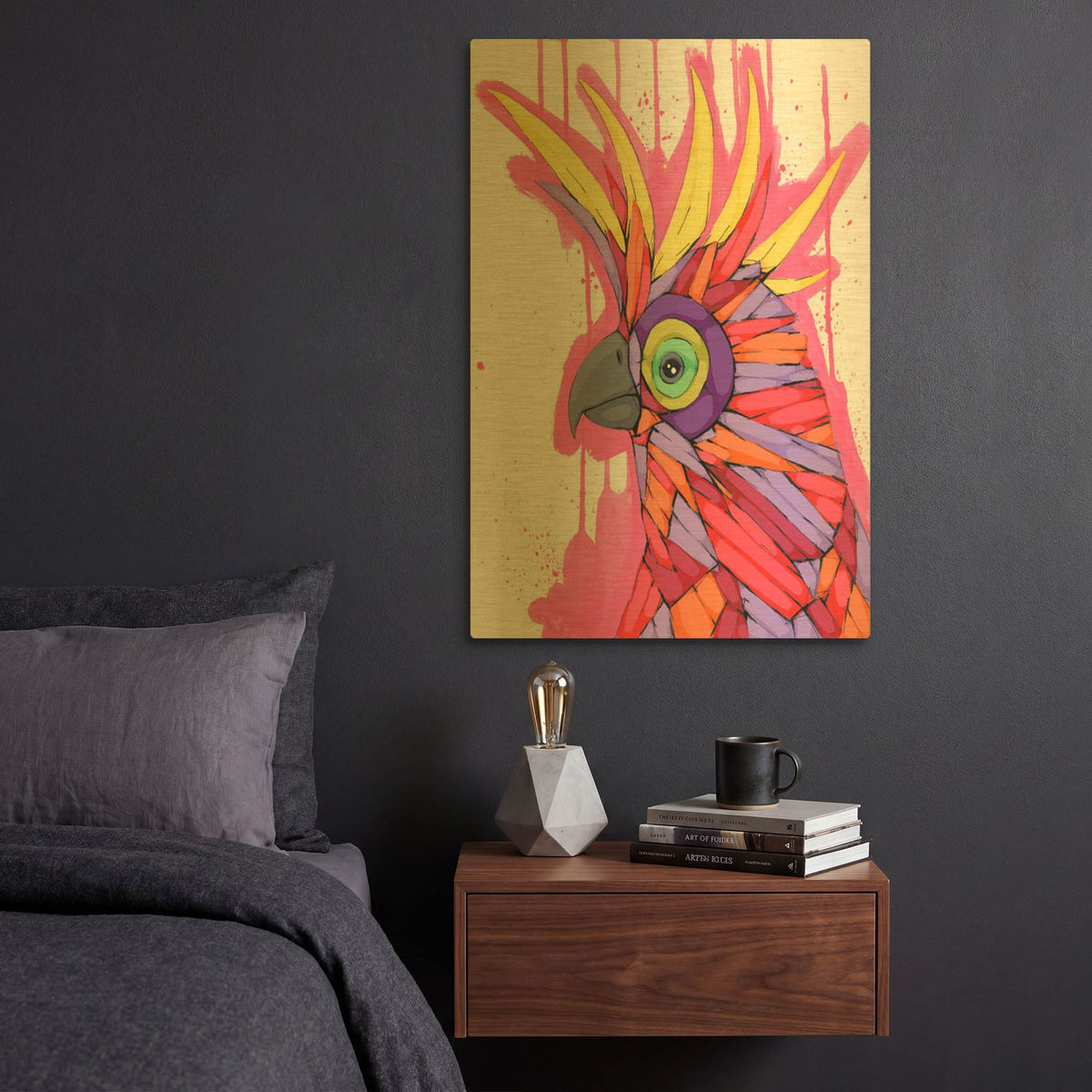 'Impressive Display' By Ric Stultz Gold Metal Wall Art