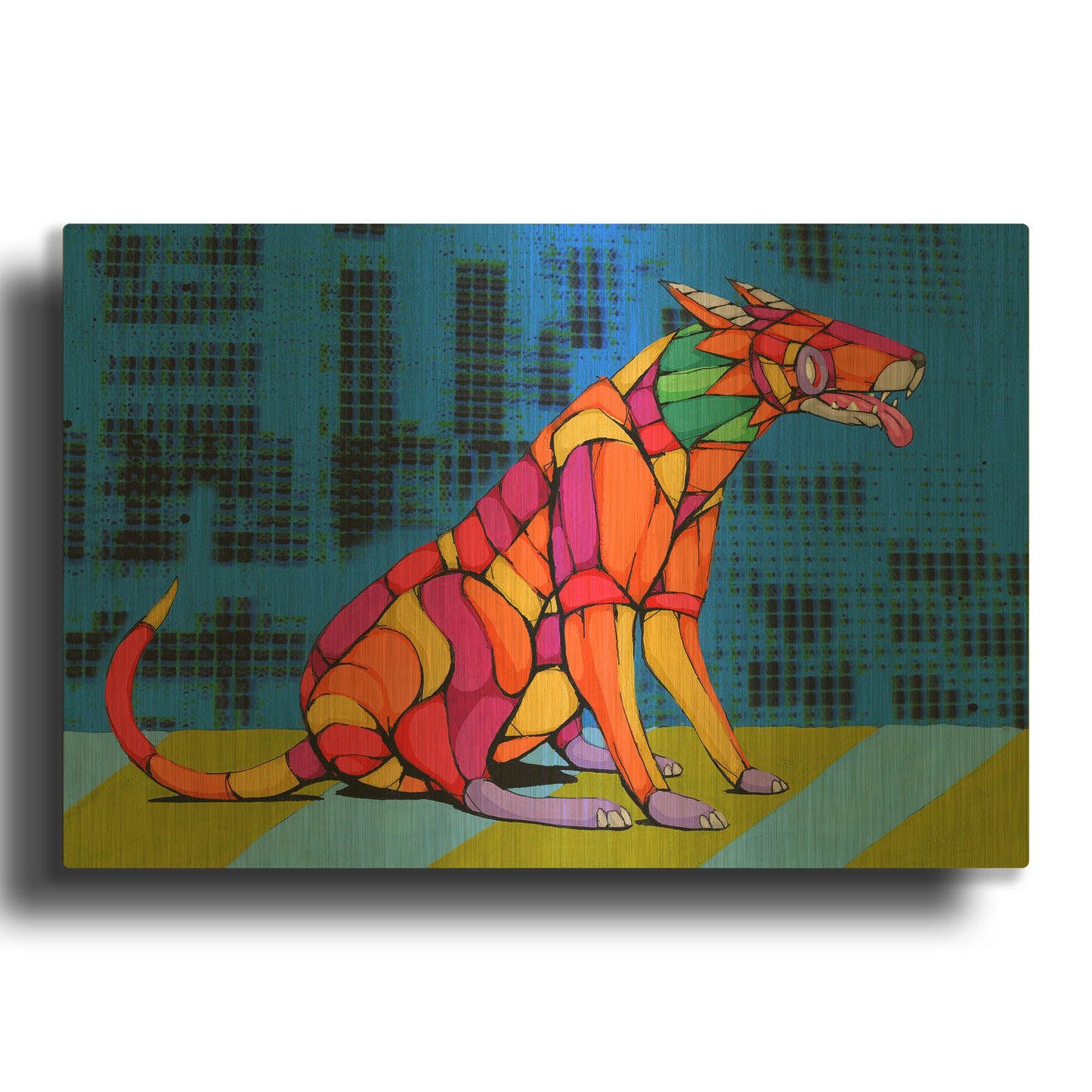 'Patient Predator' By Ric Stultz Gold Metal Wall Art
