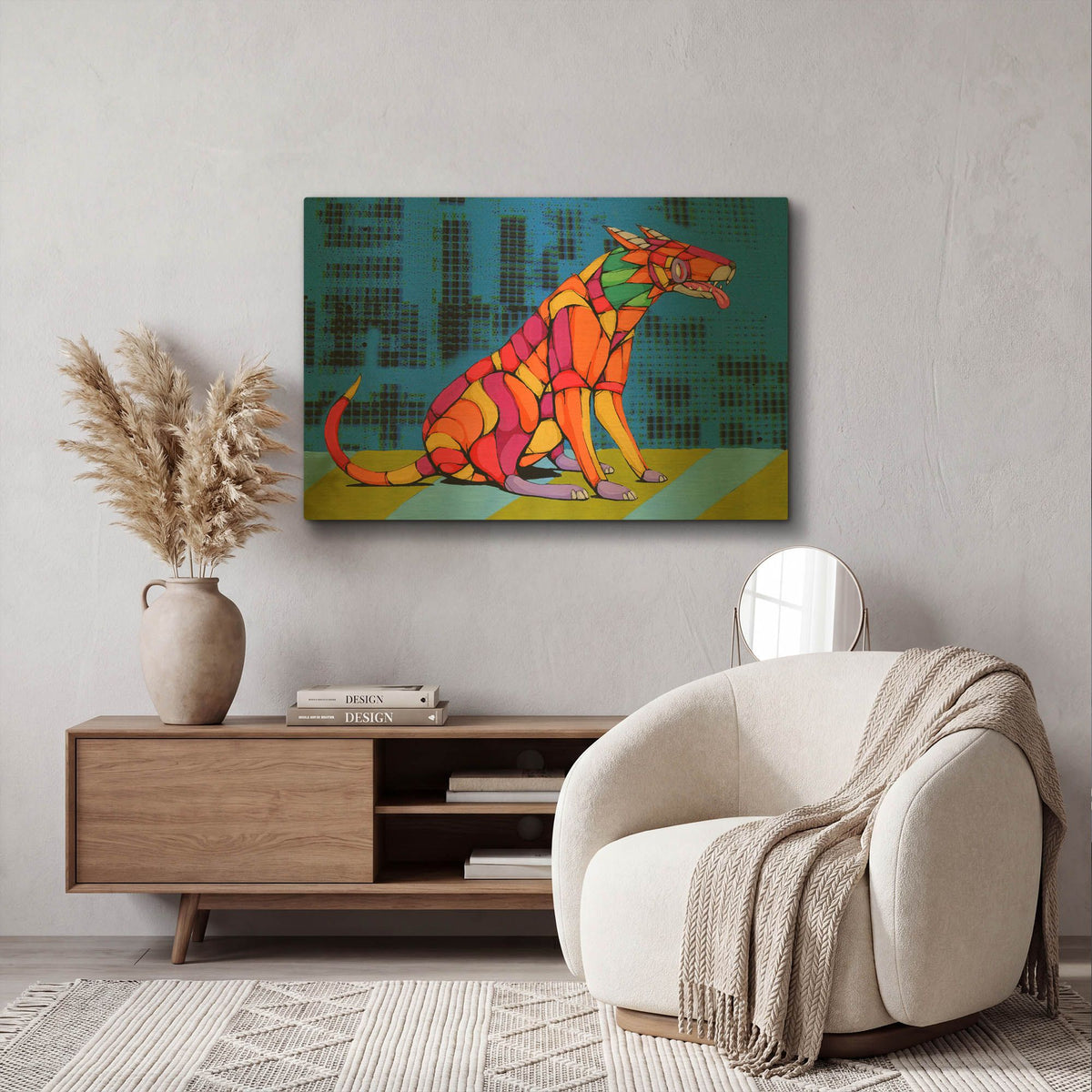 'Patient Predator' By Ric Stultz Gold Metal Wall Art