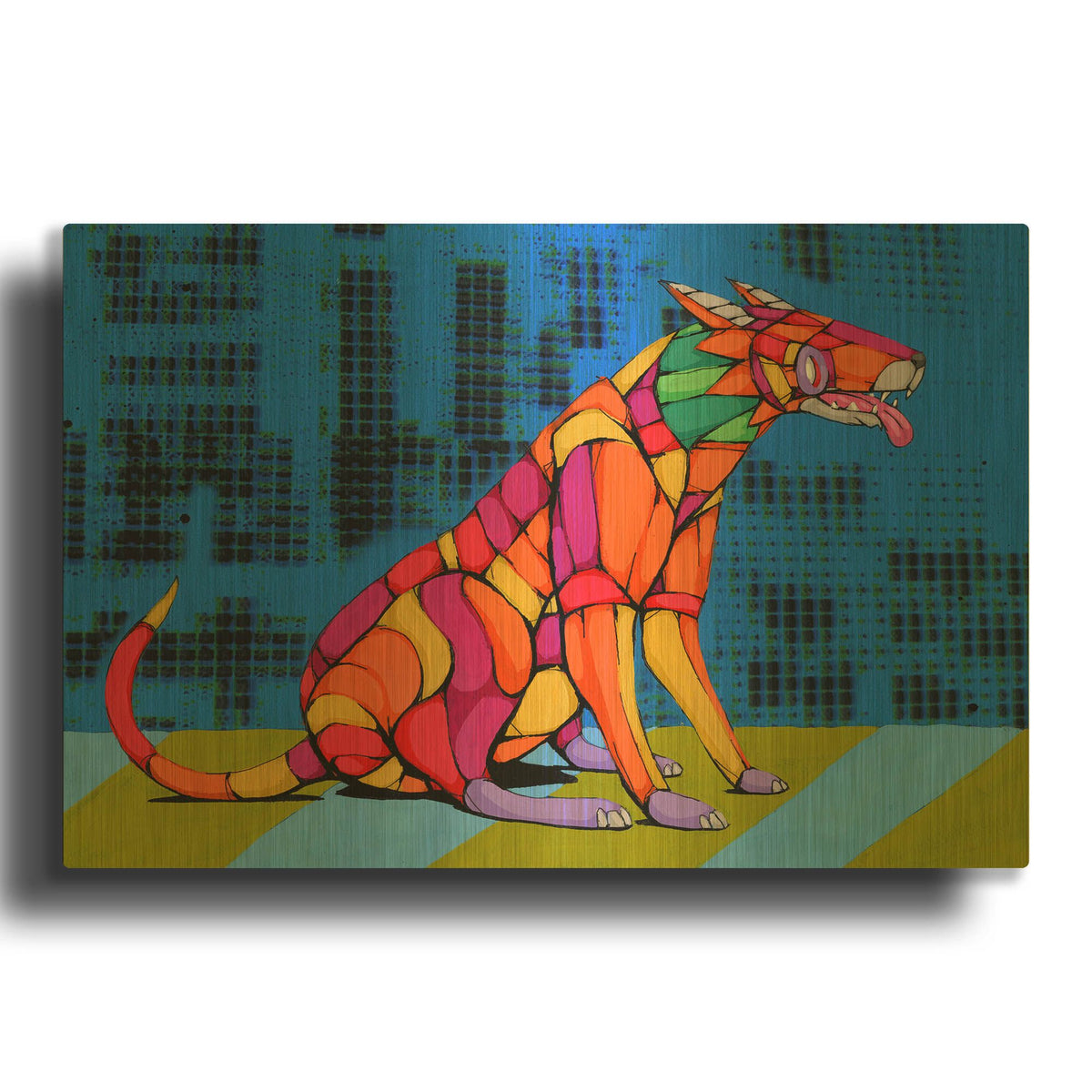 'Patient Predator' By Ric Stultz Gold Metal Wall Art