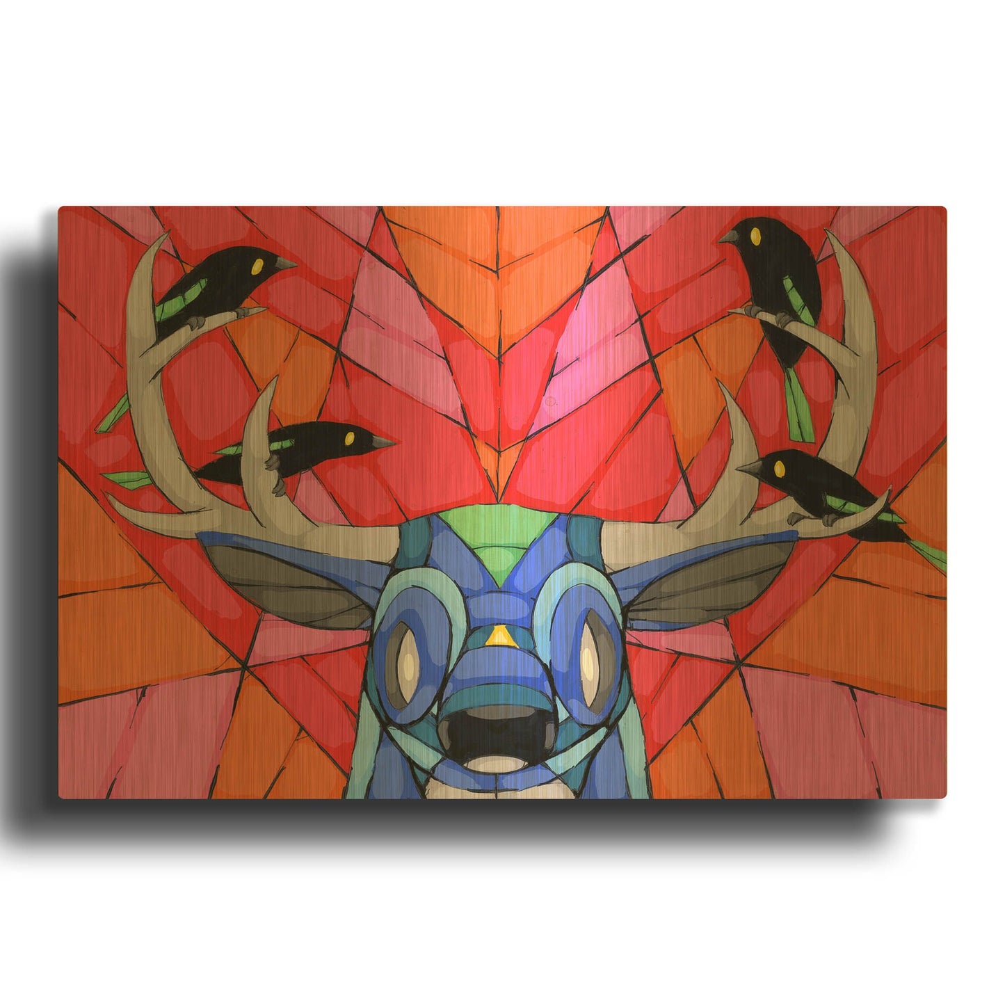 'Providing Safe Harbour' By Ric Stultz Gold Metal Wall Art
