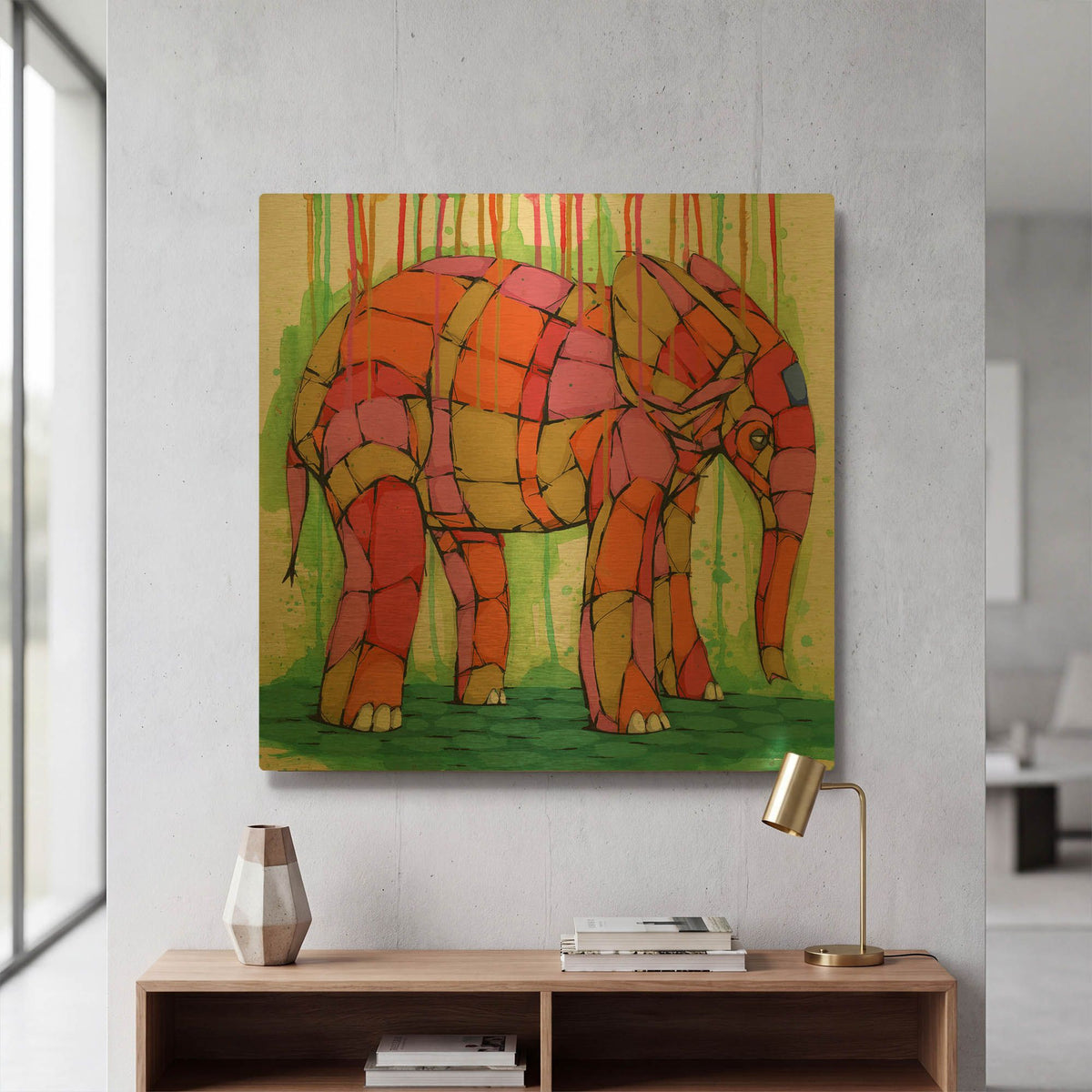'Standing My Ground' By Ric Stultz Gold Metal Wall Art
