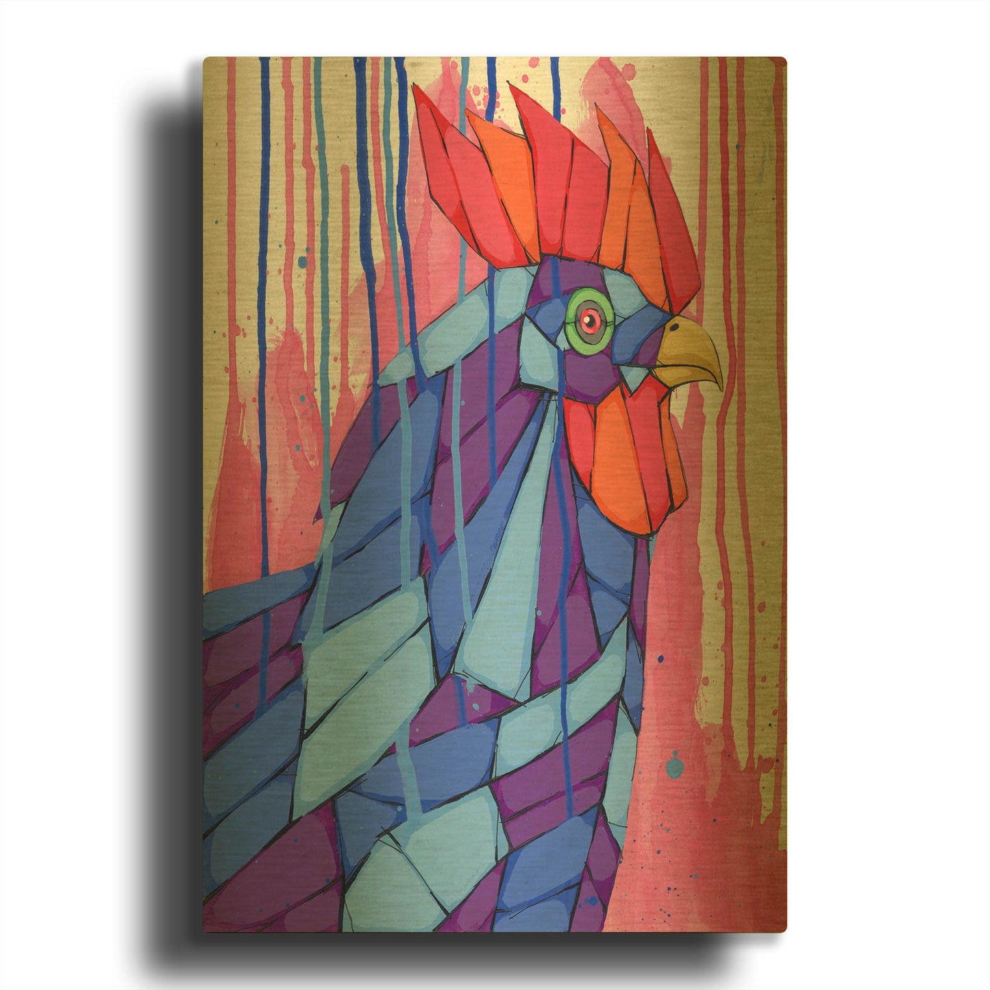 'Head Held High' By Ric Stultz Gold Metal Wall Art