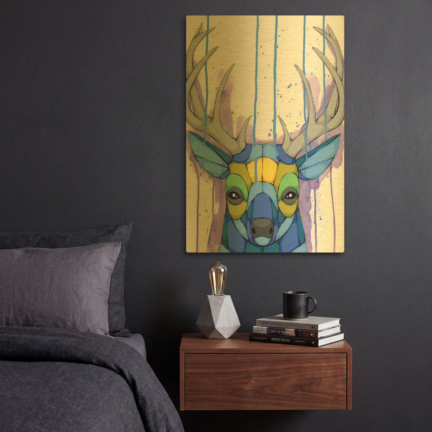 'Prime of his Life' By Ric Stultz Gold Metal Wall Art