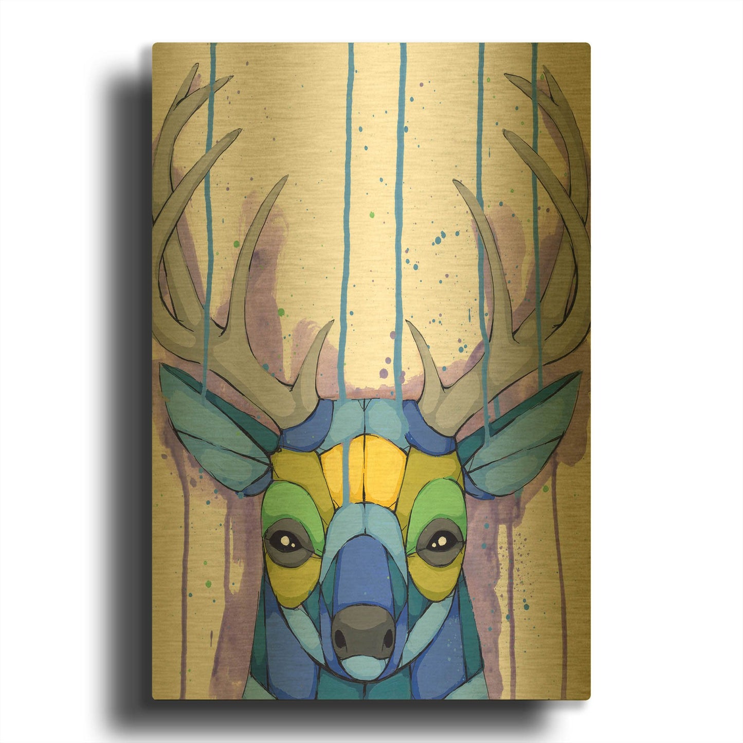 'Prime of his Life' By Ric Stultz Gold Metal Wall Art