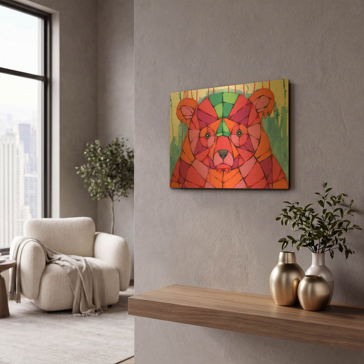 'Serious Disposition' By Ric Stultz Gold Metal Wall Art