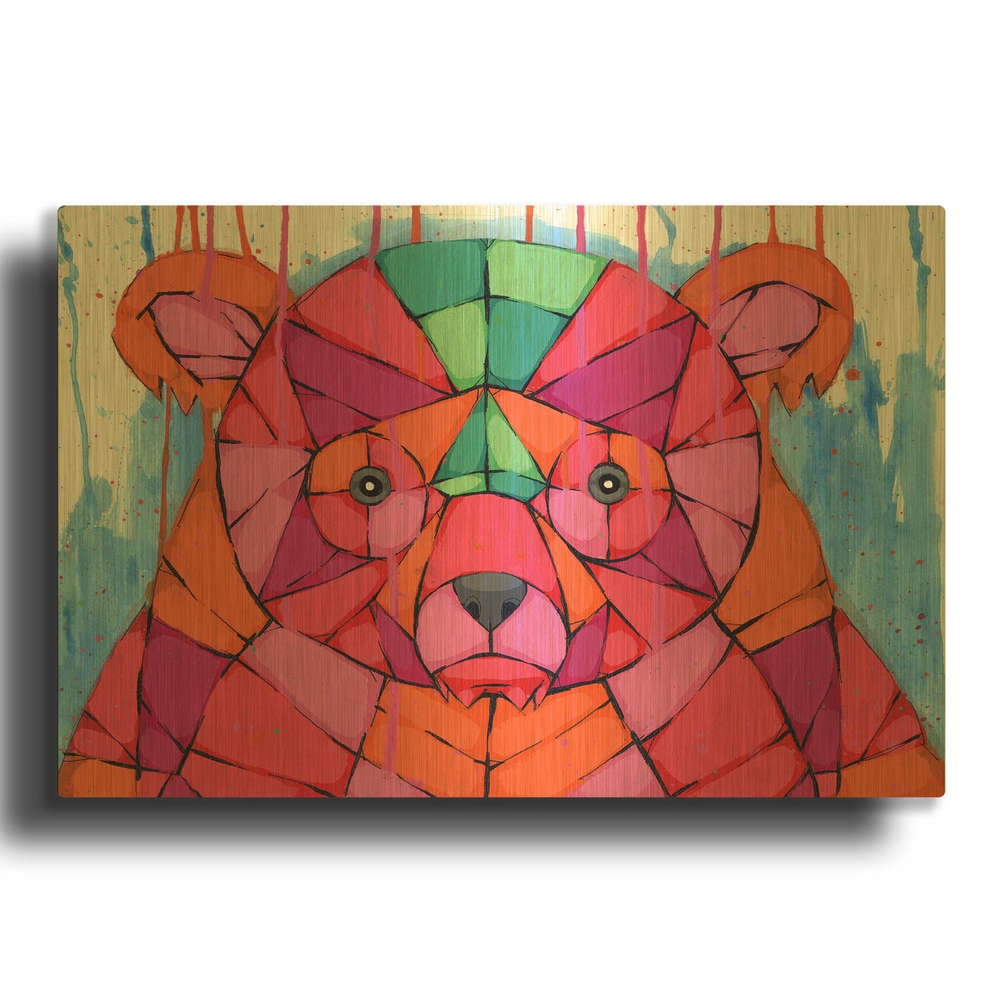 'Serious Disposition' By Ric Stultz Gold Metal Wall Art